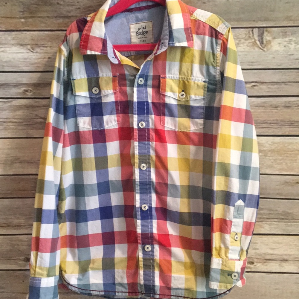 Mini Boden Long Sleeve Shirt